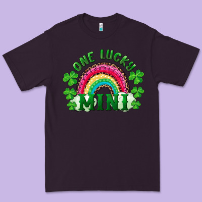 St Patricks Day One Lucky Mini Premium Tee Designed By Ranaportraitstore