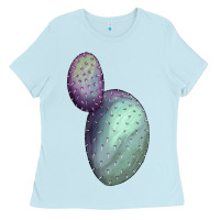 Baby Blue Opunthia Santa Rita Cactus Ladies Tee - LillyAllenDesigns