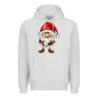 Dove Grey santa gnomes Premium Hoodie - FaDigitalArtStudio