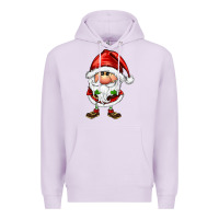 Lilac santa gnomes Premium Hoodie - FaDigitalArtStudio
