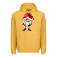 Mustard santa gnomes Premium Hoodie - FaDigitalArtStudio