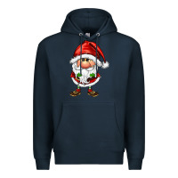 Navy santa gnomes Premium Hoodie - FaDigitalArtStudio