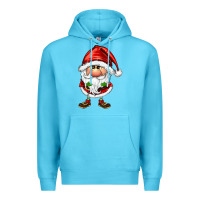 Ocean Blue santa gnomes Premium Hoodie - FaDigitalArtStudio
