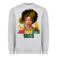 Juneteenth 1865 Black Woman Heavyweight Sweatshirt | Teevron
