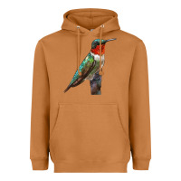 Meerkat Ruby Throated Hummingbird Bird Heavyweight Hoodie - LillyAllenDesigns