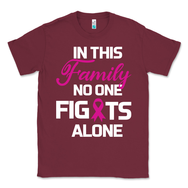 In This Family No One Fights Alone Cancer Survivor Classic Tee by Bettercallsaul | Teevron