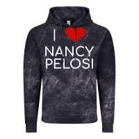 Cloud Black Limited Edition I Love Nancy Pelosi Heart Madam Speaker Democratic Pol Vintage Hoodie - lanVoArt