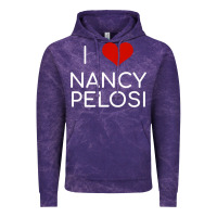 Cloud Purple Limited Edition I Love Nancy Pelosi Heart Madam Speaker Democratic Pol Vintage Hoodie - lanVoArt