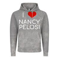 Cloud Rock Limited Edition I Love Nancy Pelosi Heart Madam Speaker Democratic Pol Vintage Hoodie - lanVoArt