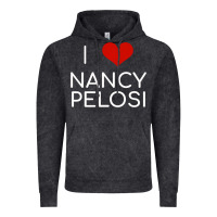 Limited Edition I Love Nancy Pelosi Heart Madam Speaker Democratic Pol Vintage Hoodie | Teevron