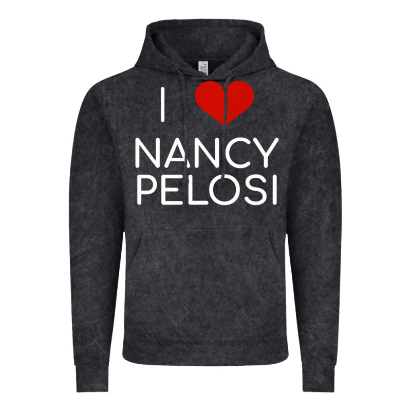 Limited Edition I Love Nancy Pelosi Heart Madam Speaker Democratic Pol Vintage Hoodie by lanVoArt | Teevron