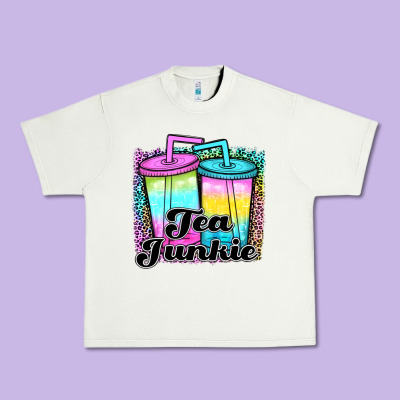 Tea Junkie Urban Heavy Tee Designed By Jahusdesignshop