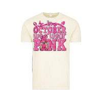 In October We Wear Pink With Gnome Vintage Tee | Teevron