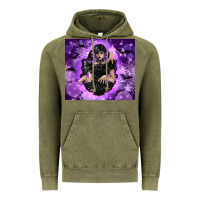 Vintage Olive gothic girl night Vintage Hoodie - TumblerDesignByShophia