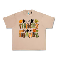 Burro In all things give thanks Urban Heavy Tee - NancyCooperArtShop