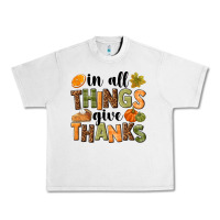 Lunar Rock In all things give thanks Urban Heavy Tee - NancyCooperArtShop