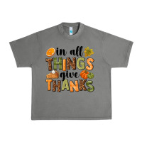 Tornado In all things give thanks Urban Heavy Tee - NancyCooperArtShop