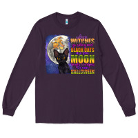 Plum when witches go riding Long Sleeve Tee - CowGirlArtShop