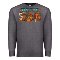 Charcoal Heather tis the season football Premium Sweatshirt - RacoonDesign