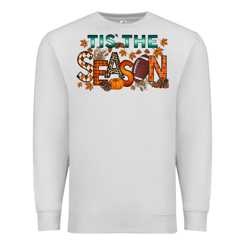 Tis The Season Football Premium Sweatshirt by RacoonDesign | Teevron