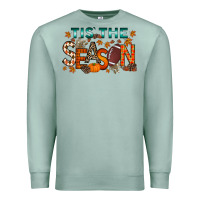 Seafoam tis the season football Premium Sweatshirt - RacoonDesign