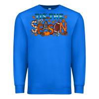 True Royal tis the season football Premium Sweatshirt - RacoonDesign