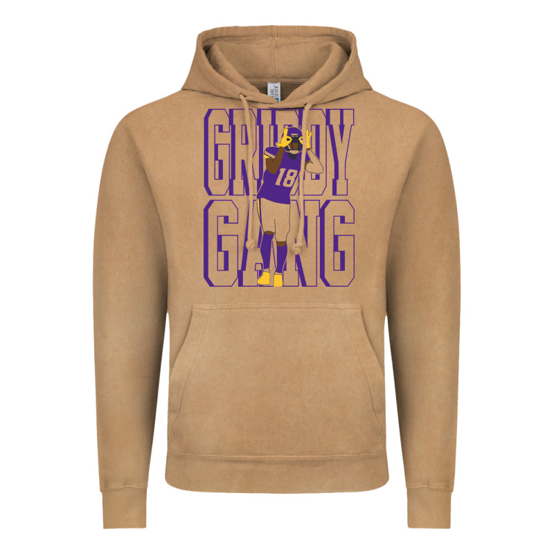 Justin Jefferson -griddy Gang Vintage Hoodie by lanVoArt | Teevron