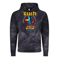 Cloud Black rush blue starman 2112  40th anniversary Vintage Hoodie - lanVoArt