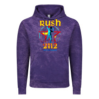 Cloud Purple rush blue starman 2112  40th anniversary Vintage Hoodie - lanVoArt