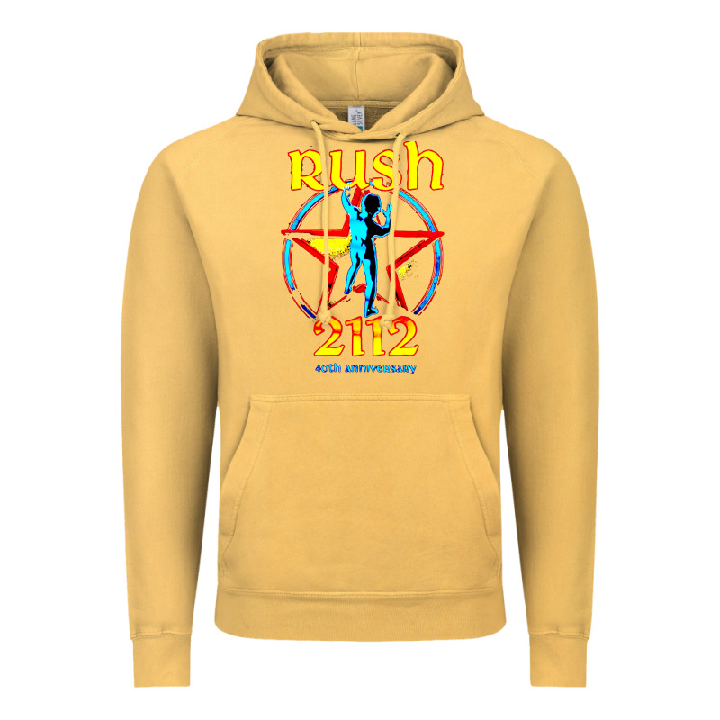 Rush Blue Starman 2112  40th Anniversary Vintage Hoodie by lanVoArt | Teevron