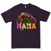 Plum football mama Premium Tee - LillyAllenDesigns