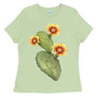 Matcha Opuntia Phaeacantha Cactus Ladies Tee - LillyAllenDesigns