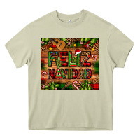 Mossy feliz navidad Christmas cactus leopard Heavy Core Tee - JahusDesignShop