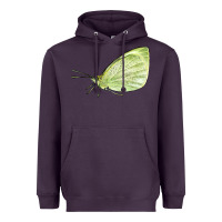 Plum Cabbage White Butterfly Heavyweight Hoodie - LillyAllenDesigns
