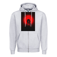 Heather Grey the marias dark art Zipper Hoodie - lanVoArt