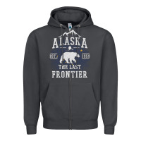 Smoke Alaska The Last Frontier Zipper Hoodie - lanVoArt