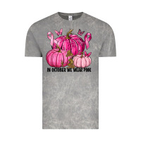 Cloud Rock In October We Wear Pink with Pumpkin Vintage Tee - texasbilliewilder