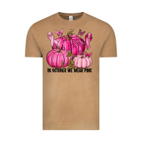 Vintage Camel In October We Wear Pink with Pumpkin Vintage Tee - texasbilliewilder