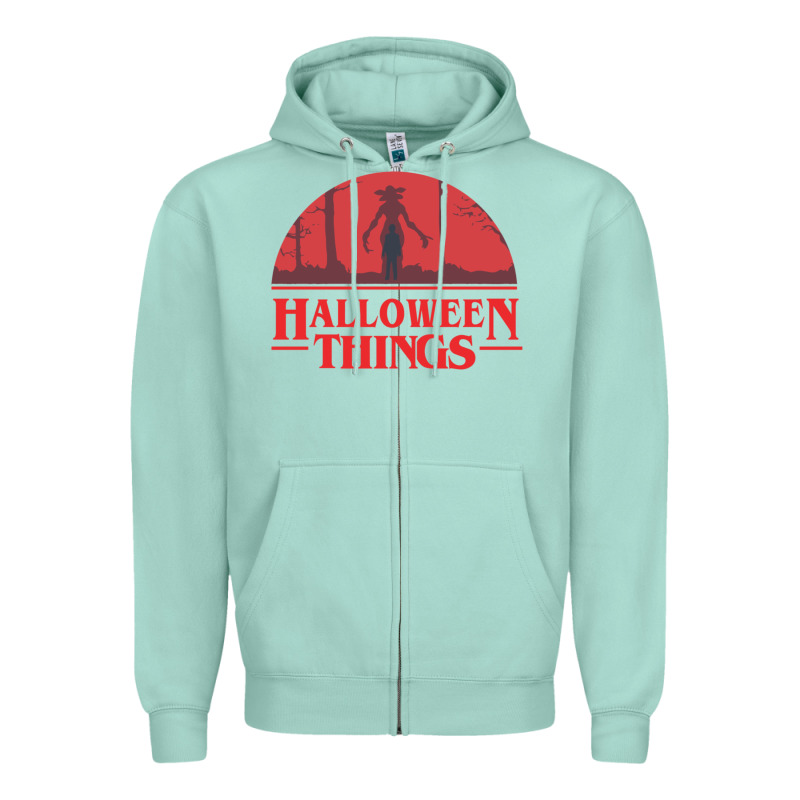 Halloween Things Strange Halloween Zipper Hoodie by lanVoArt | Teevron