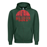 Sports Green Halloween Things Strange Halloween Zipper Hoodie - lanVoArt