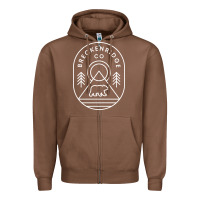 Chestnut Breckenridge Colorado Bear Mountains Trees Hiking Zipper Hoodie - lanVoArt