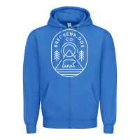True Royal Breckenridge Colorado Bear Mountains Trees Hiking Zipper Hoodie - lanVoArt