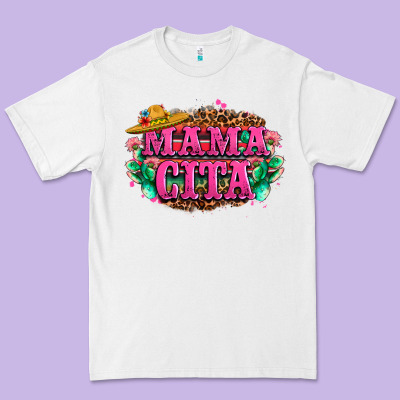 Vibrant Fiesta Typography Premium Tee Designed By Lillyallendesigns