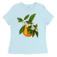 Baby Blue Tangerine Ladies Tee - LillyAllenDesigns