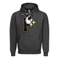 Charcoal Heather pittsburgh combined sports shirt and sticker Zipper Hoodie - lanVoArt