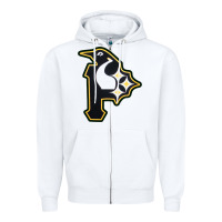 White pittsburgh combined sports shirt and sticker Zipper Hoodie - lanVoArt