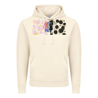 Vintage Artic gothic girl and colorful girl best friends with Vintage Hoodie - TumblerDesignByShophia
