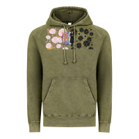 Vintage Olive gothic girl and colorful girl best friends with Vintage Hoodie - TumblerDesignByShophia