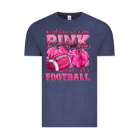 Vintage Denim In October We Wear Pink Watch Football Vintage Tee - texasbilliewilder