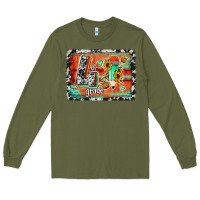 Army Green western back to school 4th grade Long Sleeve Tee - Jasminsmagicworld